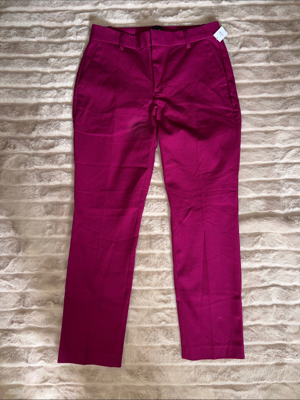 Women’s Tailored Dress Pants in Berry